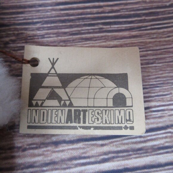 Indien Art Eskimo Doll - Vintage Made in Canada 7" tall - Picture 8 of 10